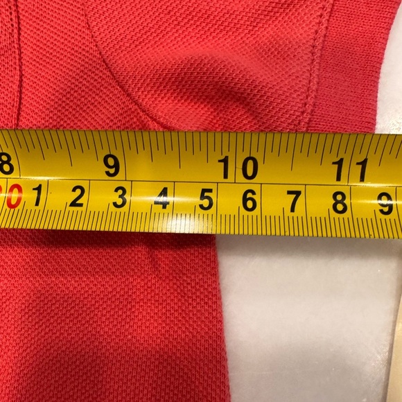 Ralph Lauren Baby Boy Collared Romper Salmon/ Red Sz 6 Months NWT - Picture 4 of 8